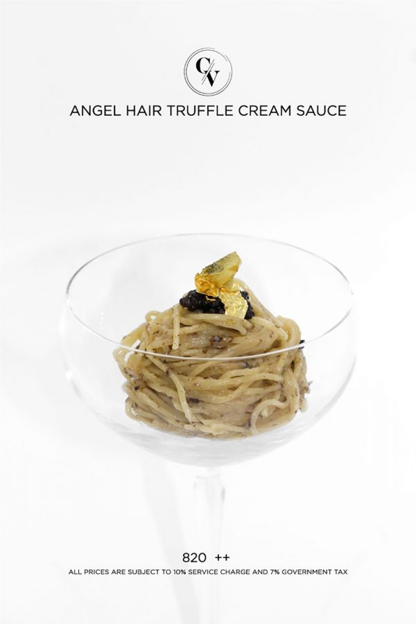 Caviar Cafe : Angel Hair Truffle Cream Sauce