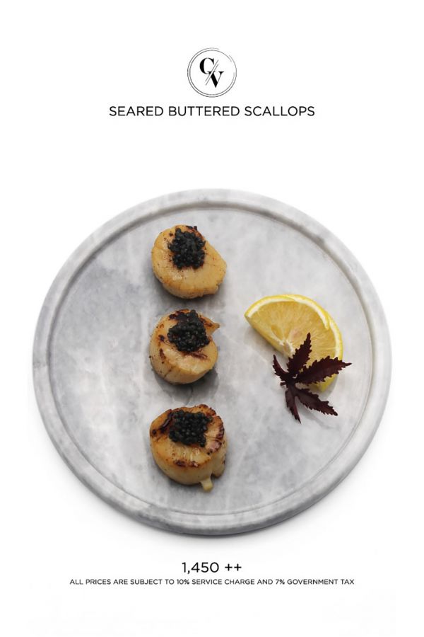 Caviar Cafe : Seared Buttered Scallops